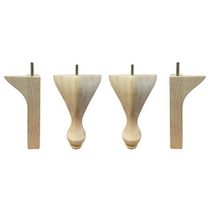 Good Quality Queen Anne Legs Solid Wood Legs for Sofa Table Cabinet Chair Bench Desk Bed Drawer Wardrobe Furniture Feet