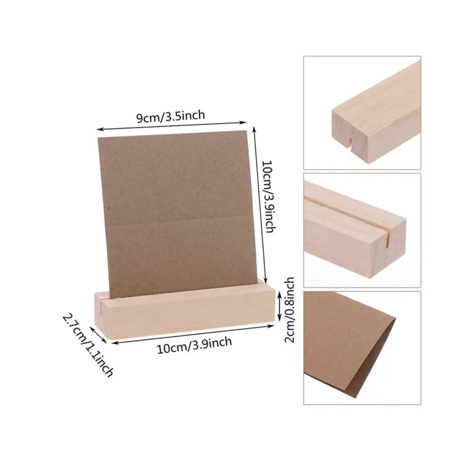 Wooden Card Stand Wooden Display Wooden Product for Price Label