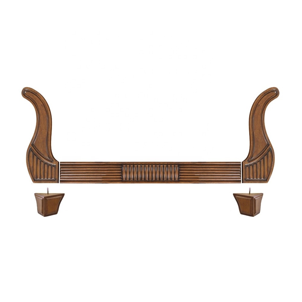 Chair Frame Durable Easy Installation Package OEM Customize Size Support Wooden Sofa Chair Frame With Carvings Made in Vietnam