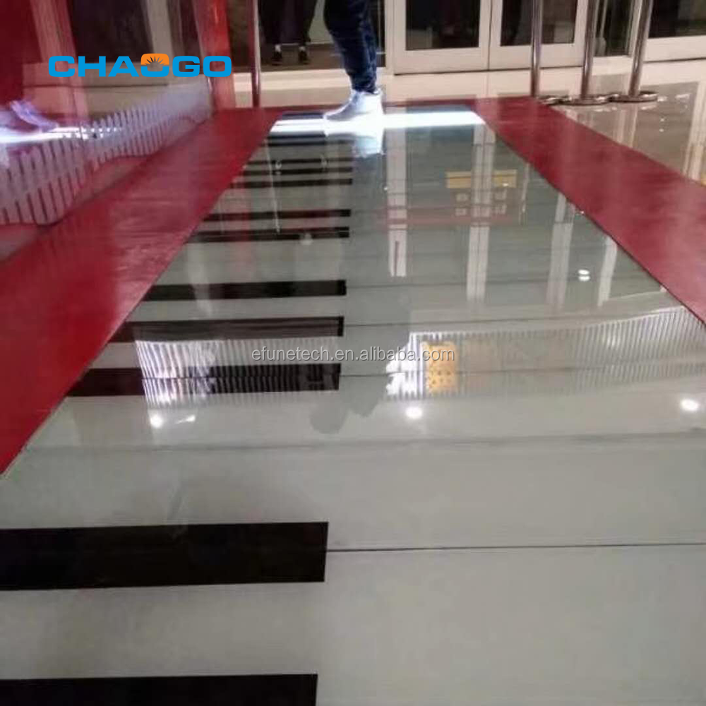 hot sale commercial outdoor led fascinating giant floor piano dancing walking interactive floor piano