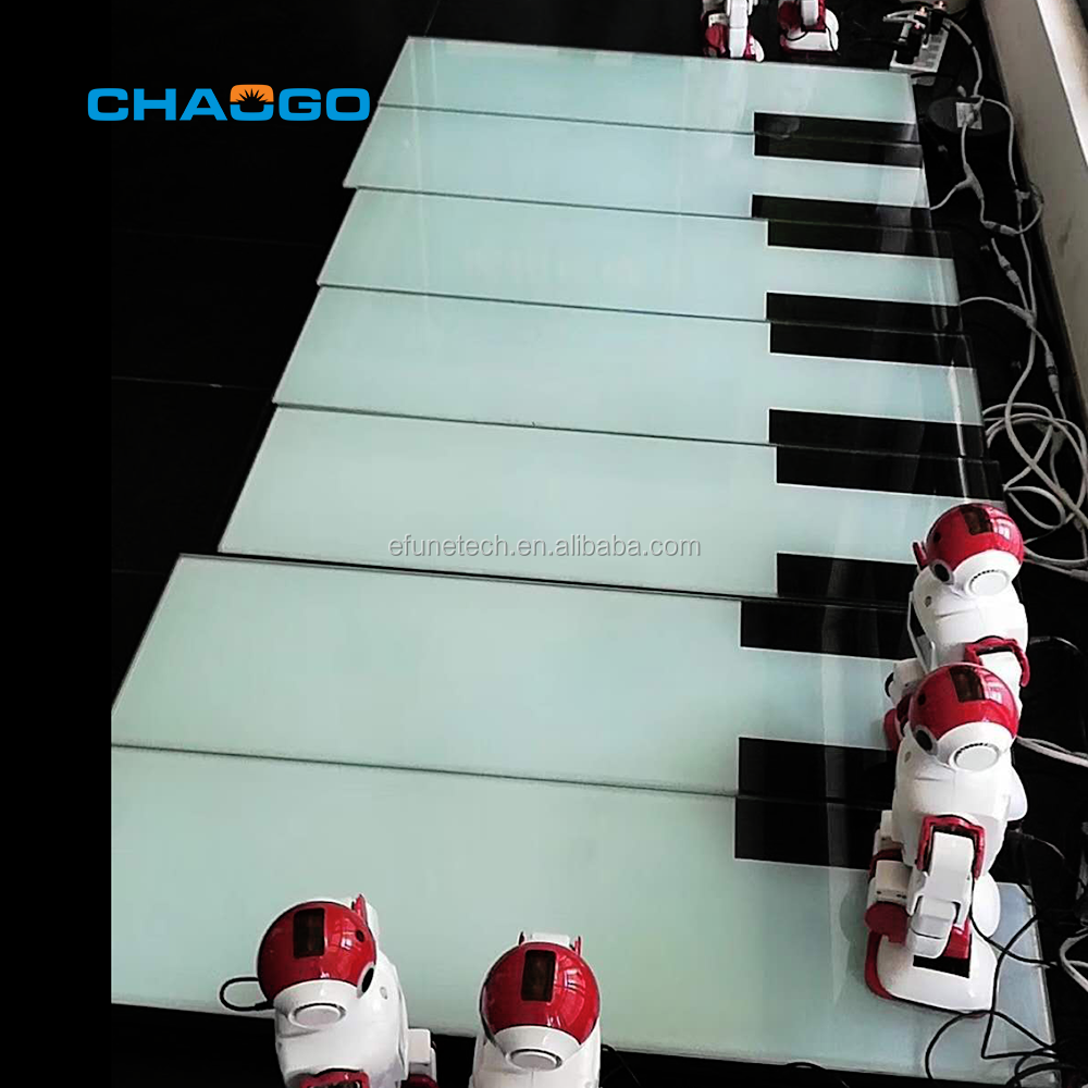 hot sale commercial outdoor led fascinating giant floor piano dancing walking interactive floor piano