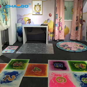 New arrival custom made interactive decorative magic 3d floors color changing liquid color floor tiles with printing design