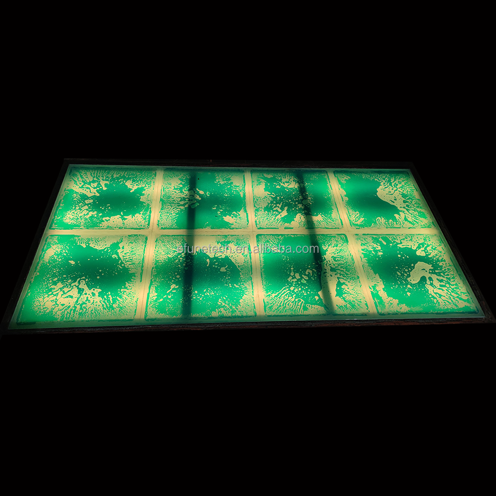 Custom Made New Sensory Led Liquid Lava Floor Nontoxic Light Up Gel Floor Tiles Sensory Texture Liquid Led Floor Tile