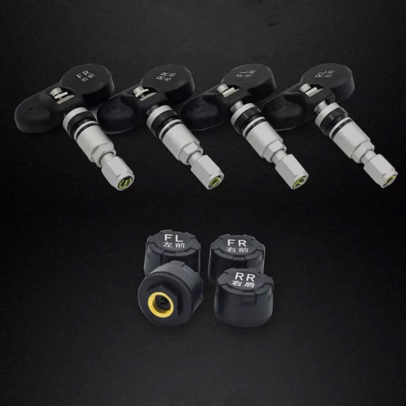 Tire pressure tpms Wireless Tire Pressure Monitoring System  4 External Sensor Tire Pressure Sensors  stem cap 315MHZ