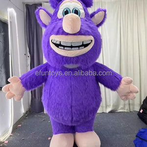 efun 2m 2.6m custom Different colors cool mouse Buba mascot costume inflatable walking mouse mascot costumes for sale