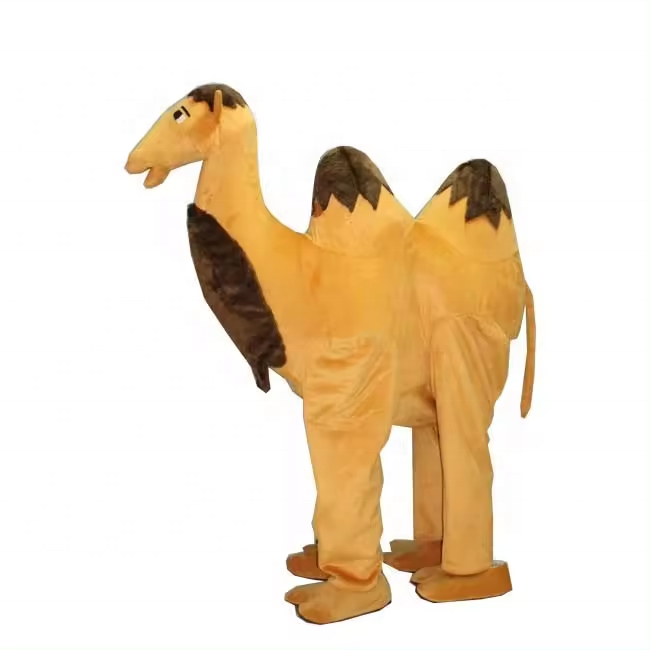 Efun MOQ 1 PC  EVA inner model Camel Double Wear Adult 2 Person Camel hand made Mascot Costume cartoon cosplay costume for sale