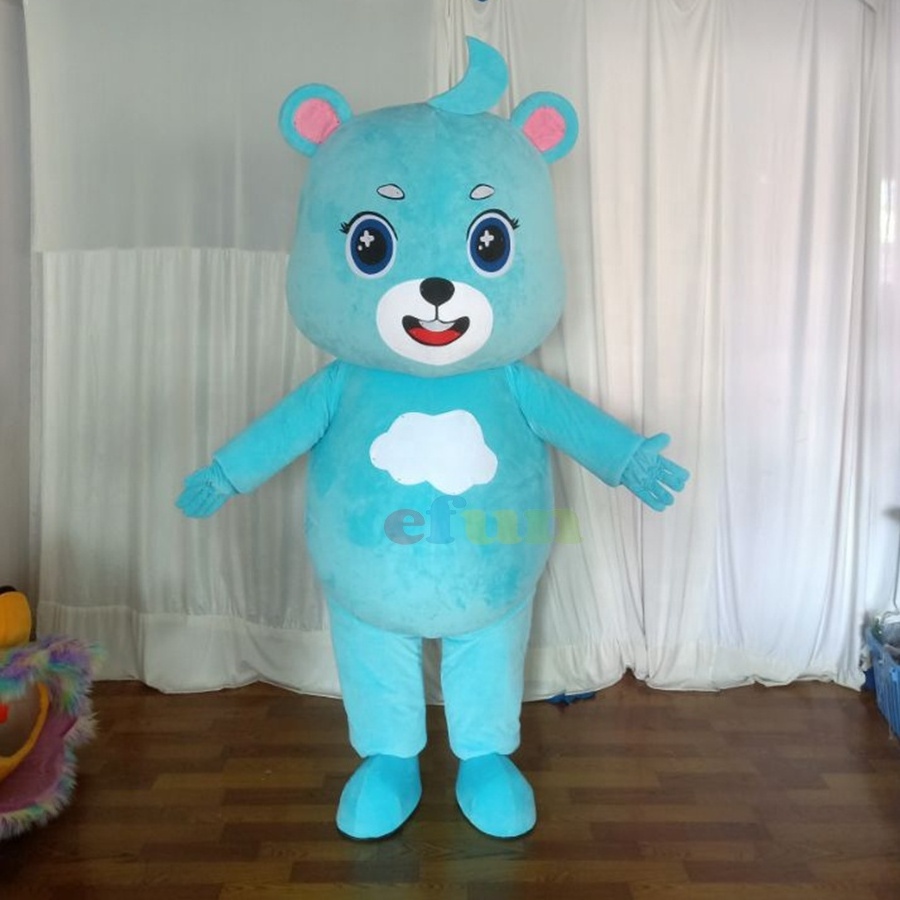 Efun MOQ 1 PC Life Size Human Wearing Cartoon Mascot Costume Soft Fur Plush cute bear Mascot Costume for Holidays Party