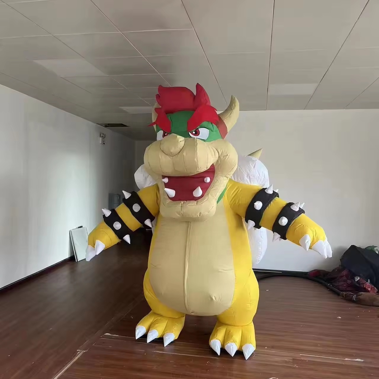 Efun Promotional cartoon character cosplay suit inflatable Bowser turtle mascot costume for adults Halloween Adult Cosplay Dress