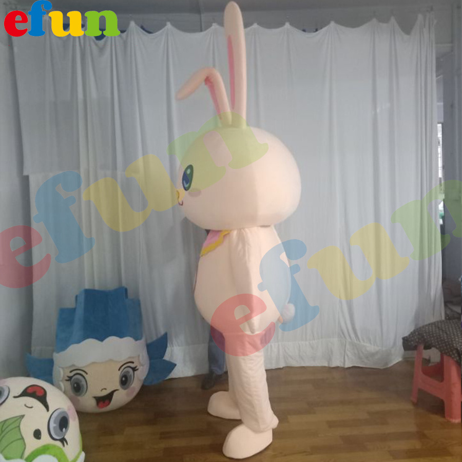 Efun MOQ 1 PC Halloween Christmas Easter Rabbit Advertising Adults Rabbit Mascot Costume For Kids Party Entertainment Event