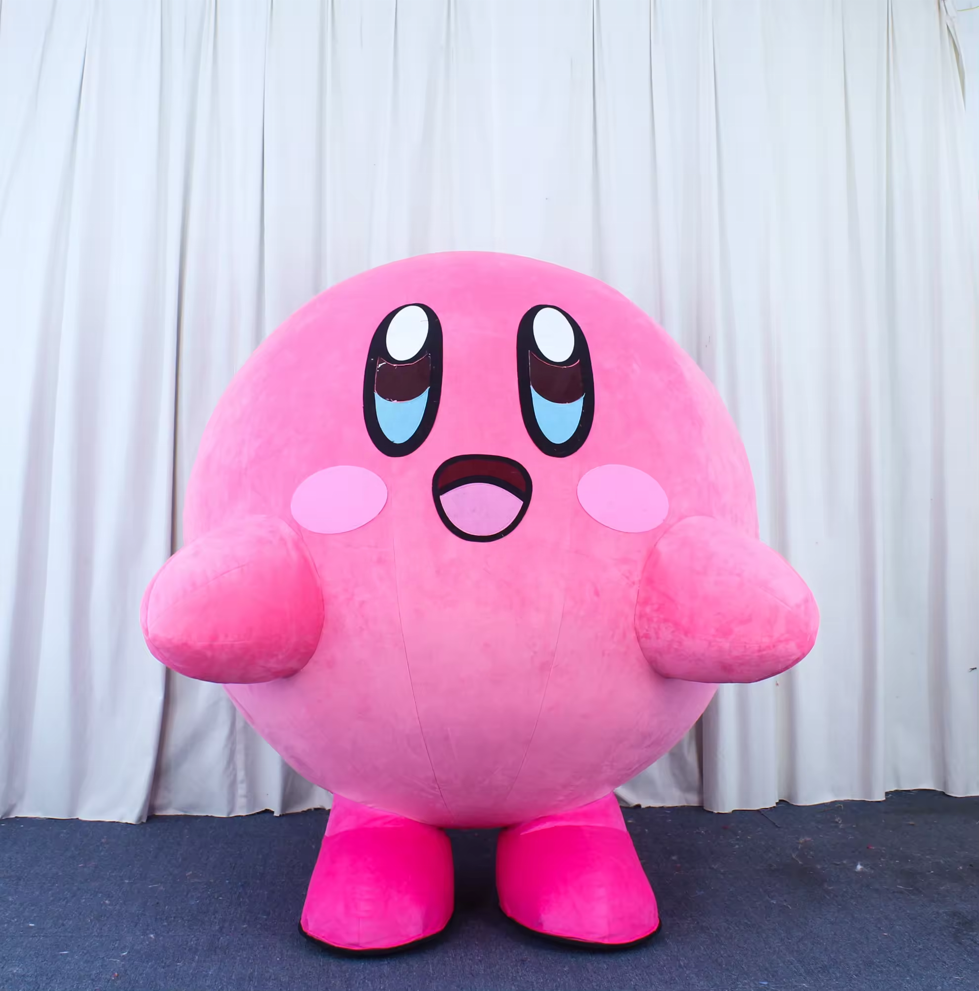 efun custom inflatable pink ball suit cute Cartoon character Mascot Costume Advertising Adult cosplay pink ball mascot costume