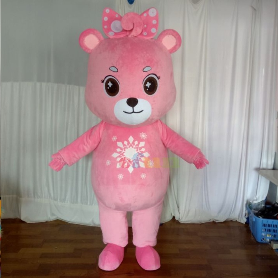 Efun MOQ 1 PC Life Size Human Wearing Cartoon Mascot Costume Soft Fur Plush cute bear Mascot Costume for Holidays Party