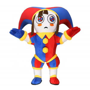 Efun MOQ 1PC Halloween Circus Clown Inflatable Mascot Costume Adult Blow up Suit Large Costume For Fancy Christmas Party Cosplay