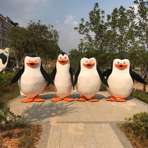 Efun MOQ 1 PC Hot Walking Penguin Mascot Costume Event Cosplay Cartoon Character Madagascar Penguin Cosplay Costumes For Adults