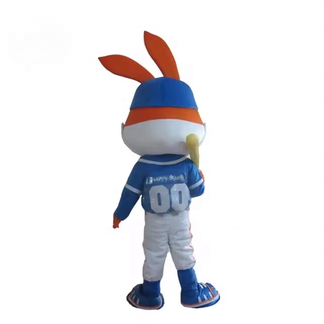 Efun MOQ 1 PC Adult walking rabbit cosplay cartoon Sport Baseball Rabbit Mascot Costume Commercial