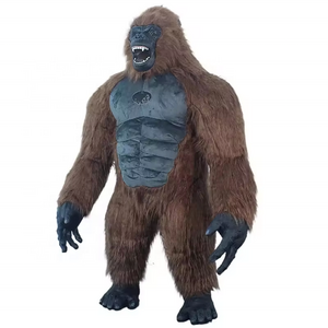 Efun MOQ 1 PCS Newest Inflatable Moving King kong black grey Gorilla mascot cosplay Suit Mascot Costumes for Halloween Party