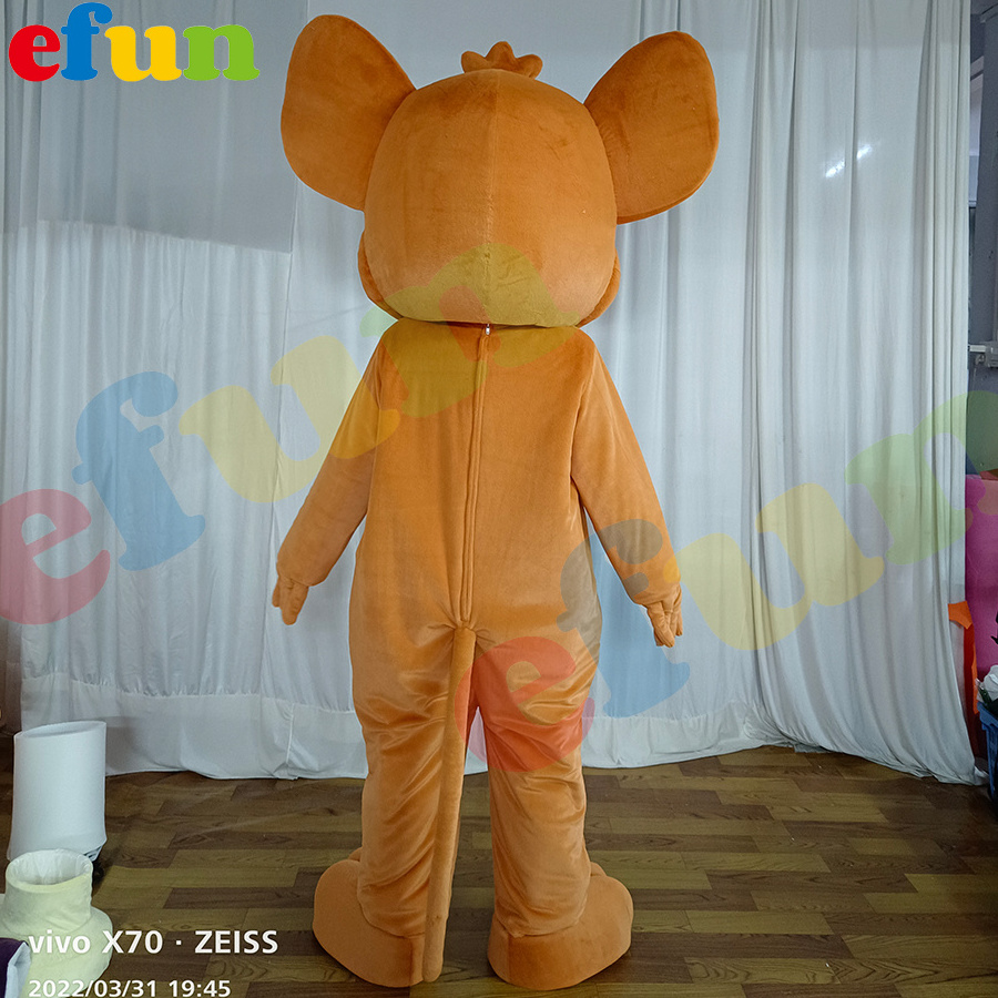 Efun MOQ 1 PC Popular custom cartoon Tom Cat And Jerry Mouse mascot costume Funny cat and mouse mascot for sale