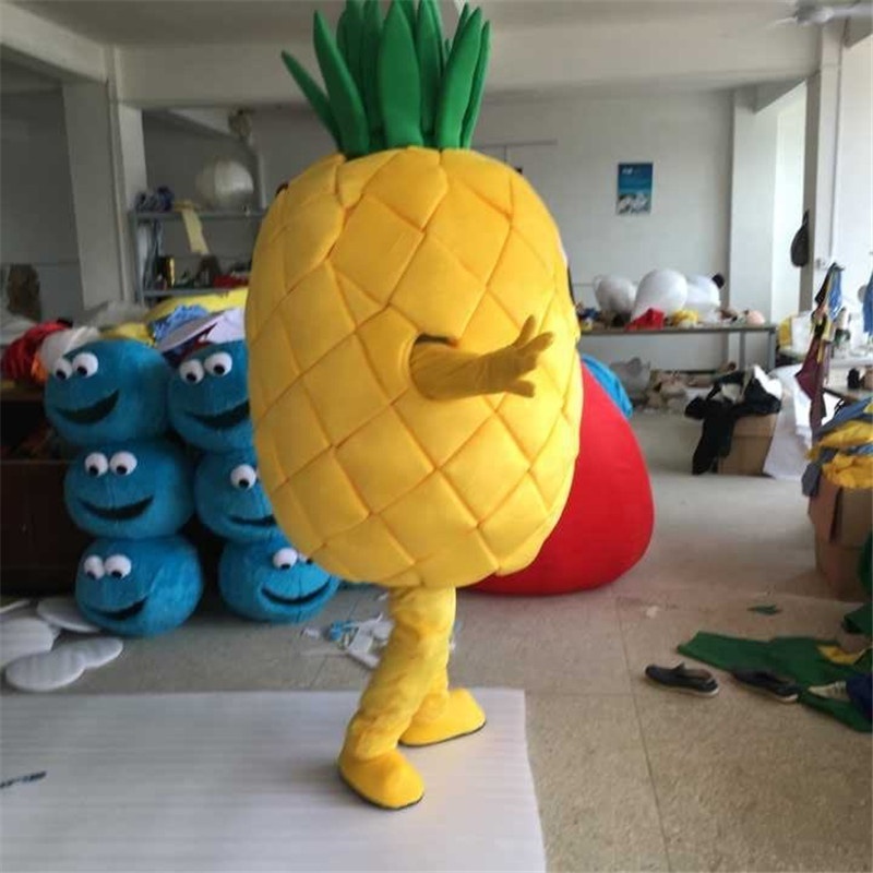 Efun MOQ 1 PC Hot sale Custom Advertising Pineapple Mascot Costume Cosplay Fruit Pineapple walking Suits For Event Promotion