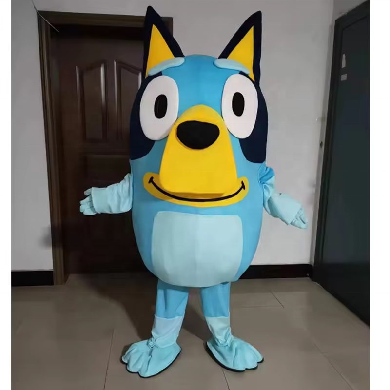 Efun MOQ 1 Piece Hot sale Bingo Family Movie Cartoon Character Plush cosplay Bluey Mascot Costume For Sale