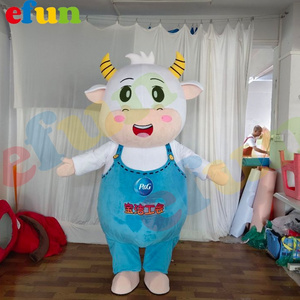 Efun MOQ 1 PC Custom Lovely Goat Mascot Costume cute Sheep Mascot Costume for Promotion Carnival Halloween party