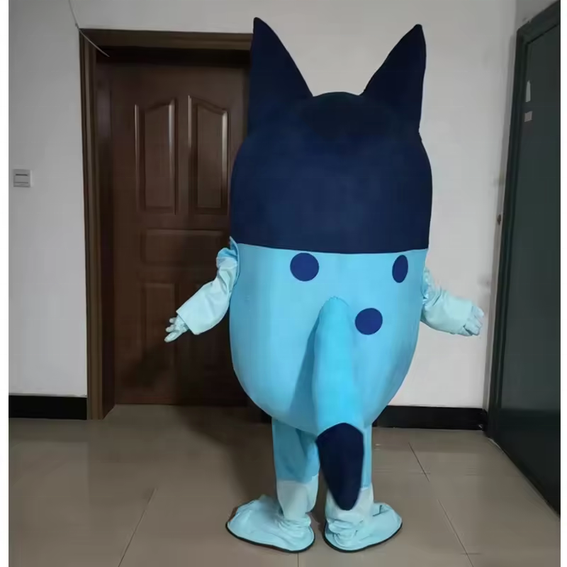 Efun MOQ 1 Piece Hot sale Bingo Family Movie Cartoon Character Plush cosplay Bluey Mascot Costume For Sale