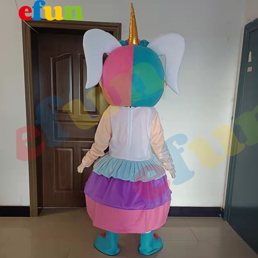 Efun MOQ 1 PC Custom Adult Size  LOL Girl Character Princess Mascot costume Hand made Cartoon Mascot Costumes For sale