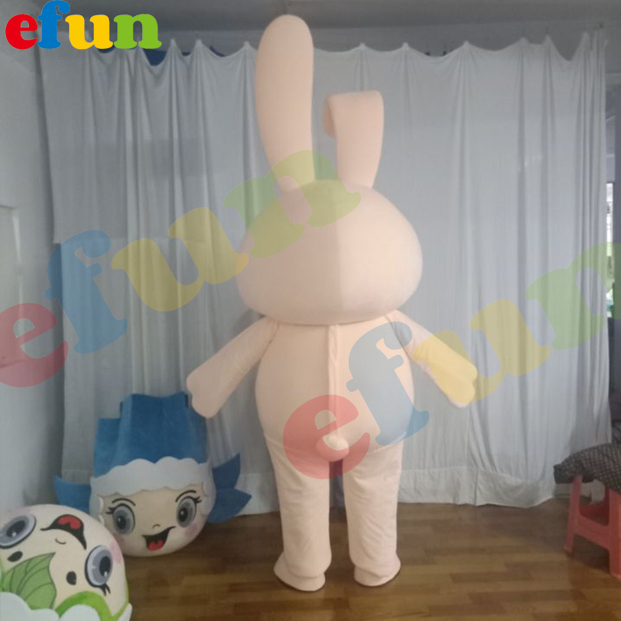 Efun MOQ 1 PC Halloween Christmas Easter Rabbit Advertising Adults Rabbit Mascot Costume For Kids Party Entertainment Event