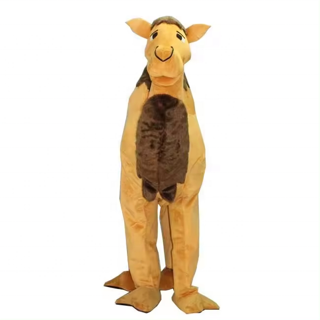 Efun MOQ 1 PC  EVA inner model Camel Double Wear Adult 2 Person Camel hand made Mascot Costume cartoon cosplay costume for sale