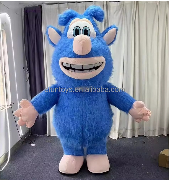 efun 2m 2.6m custom Different colors cool mouse Buba mascot costume inflatable walking mouse mascot costumes for sale