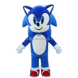 efun 2m 2.6m  High quality Inflatable Sonic Mascot costume Holiday Carnival  Cosplay Party Inflatable Hedgehog costume for sale