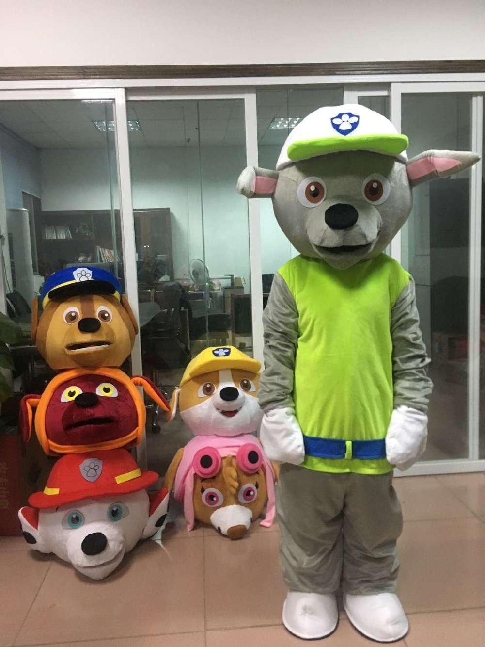 Efun MOQ 1 PC Hot PAW Dog Patrol Mascot Character Animal Dog Cosplay Mascot Costume Patrol Dog Cartoon PAW Mascot Costume