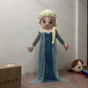 Efun Promotional custom mascot costume frozen elsa costume for adult