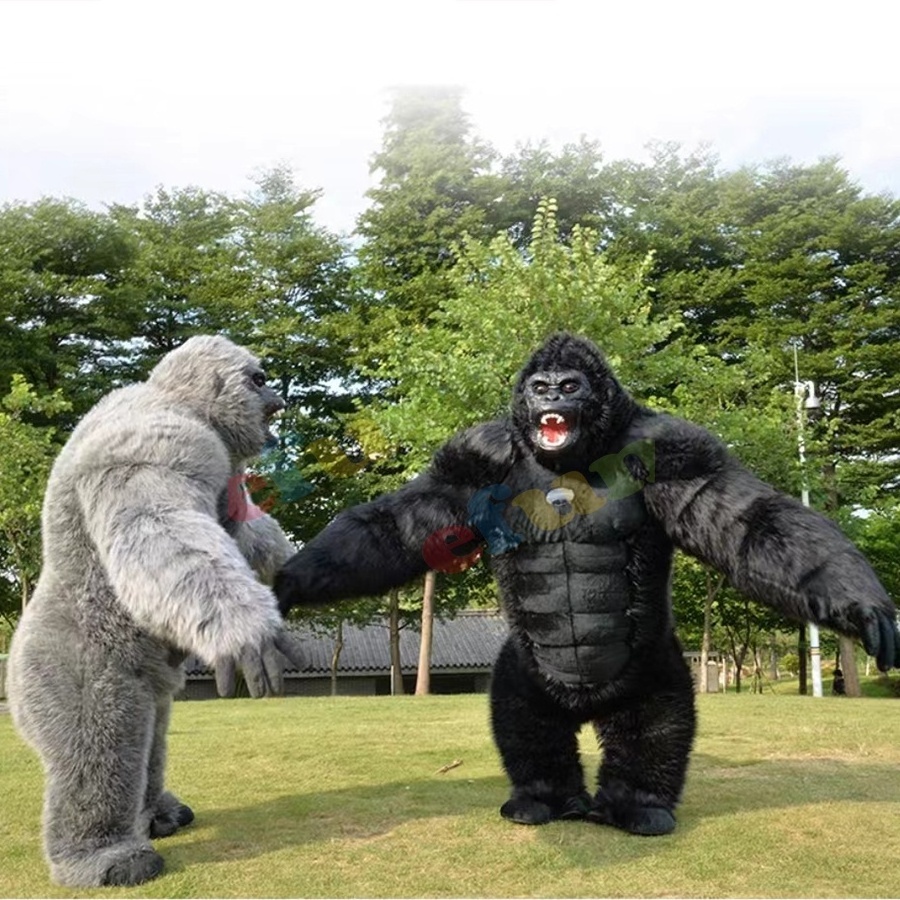 efun High quality cosplay Giant gorilla inflatable King Kong mascot costume 2m 2.6m 3m cheap inflatable gorilla cartoon costume