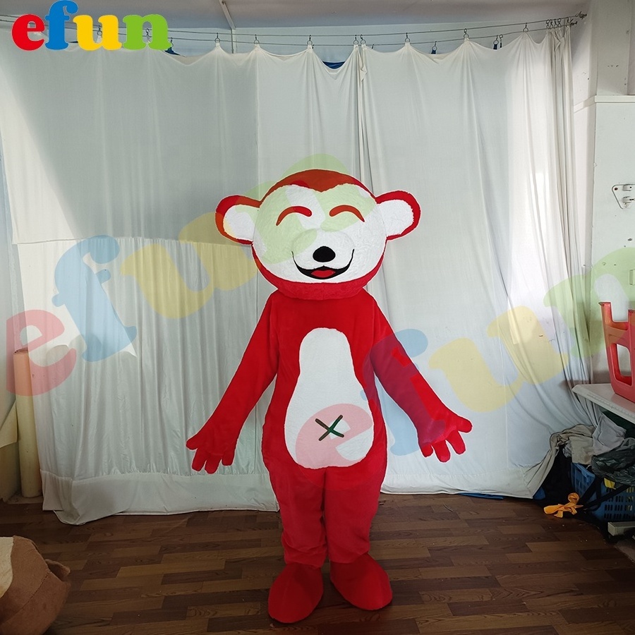 Efun MOQ 1 PC Custom Halloween Cosplay Party Costume Funny monkey mascot Costume For sale