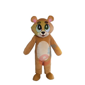 Efun MOQ 1 PC  custom cartoon mouse mascot costume cute brown mouse mascot for large event adult party