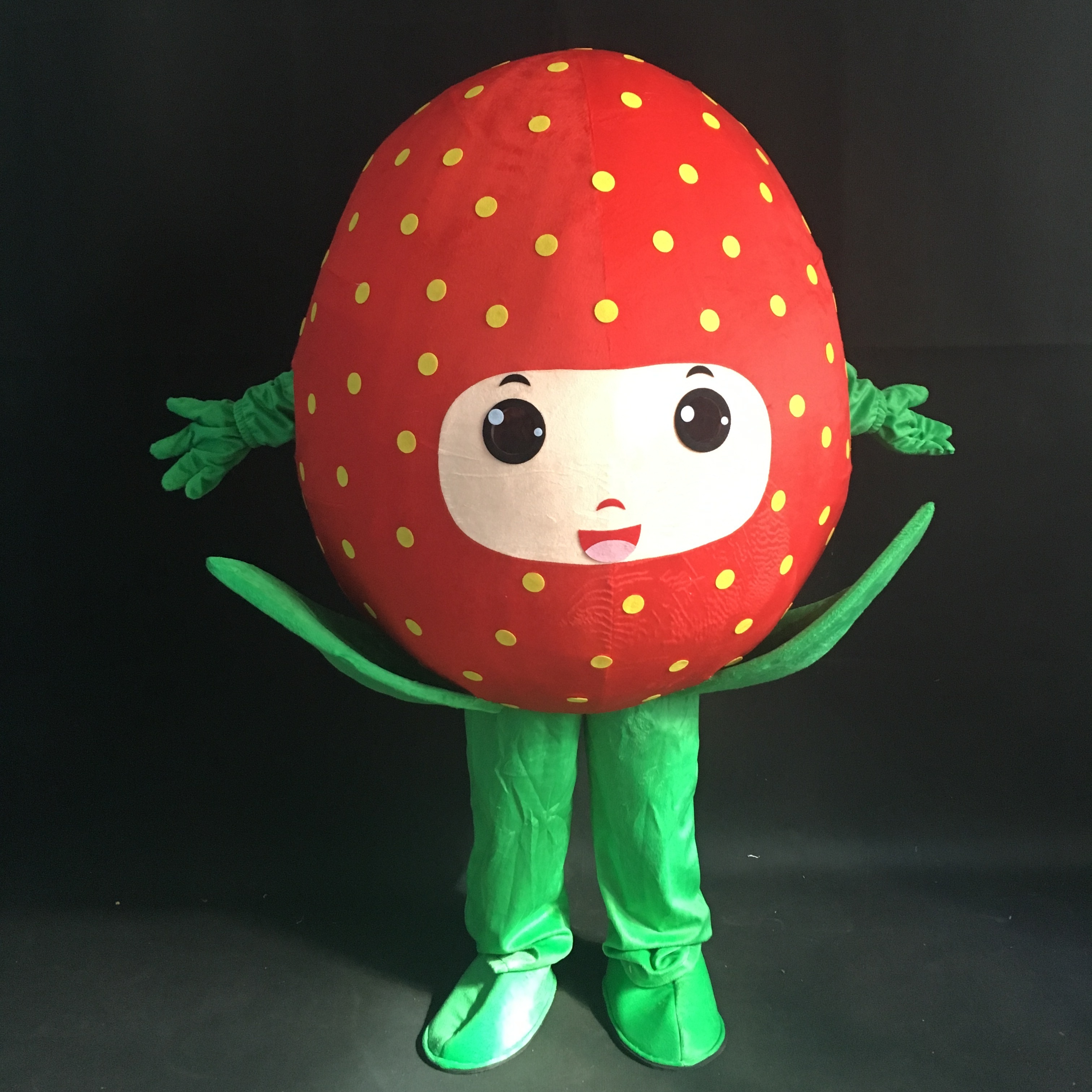 Efun MOQ 1 PC Hot sale walking Fruit Strawberry Mascot Costume Suit Cosplay Party Game Dress Outfit Halloween Adult