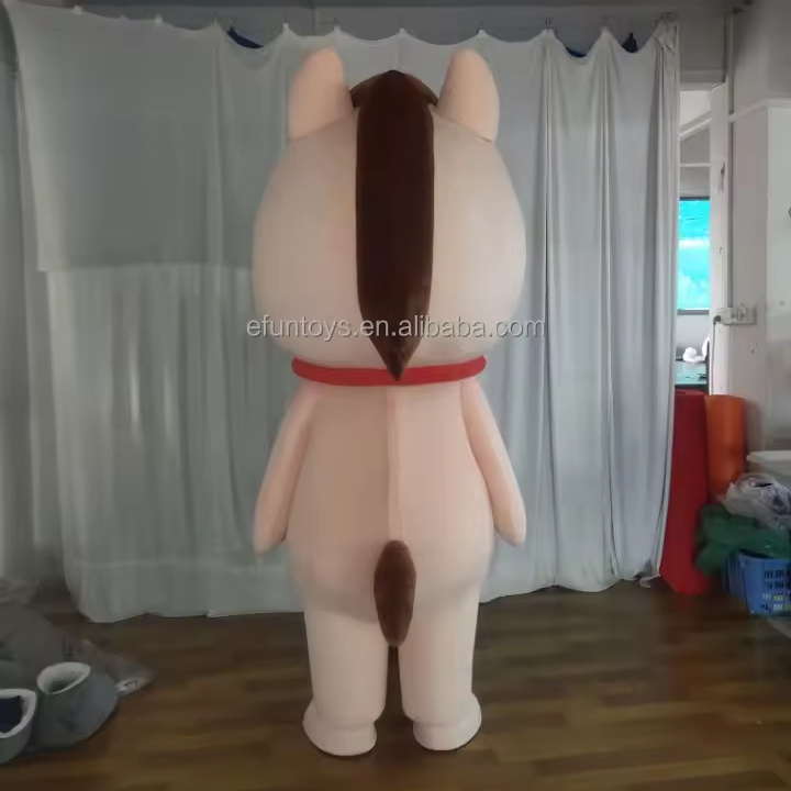 Efun MOQ 1 PC custom Factory Direct Sale Giant Horse mascot costume Advertising Wearable Walking costume For Adult