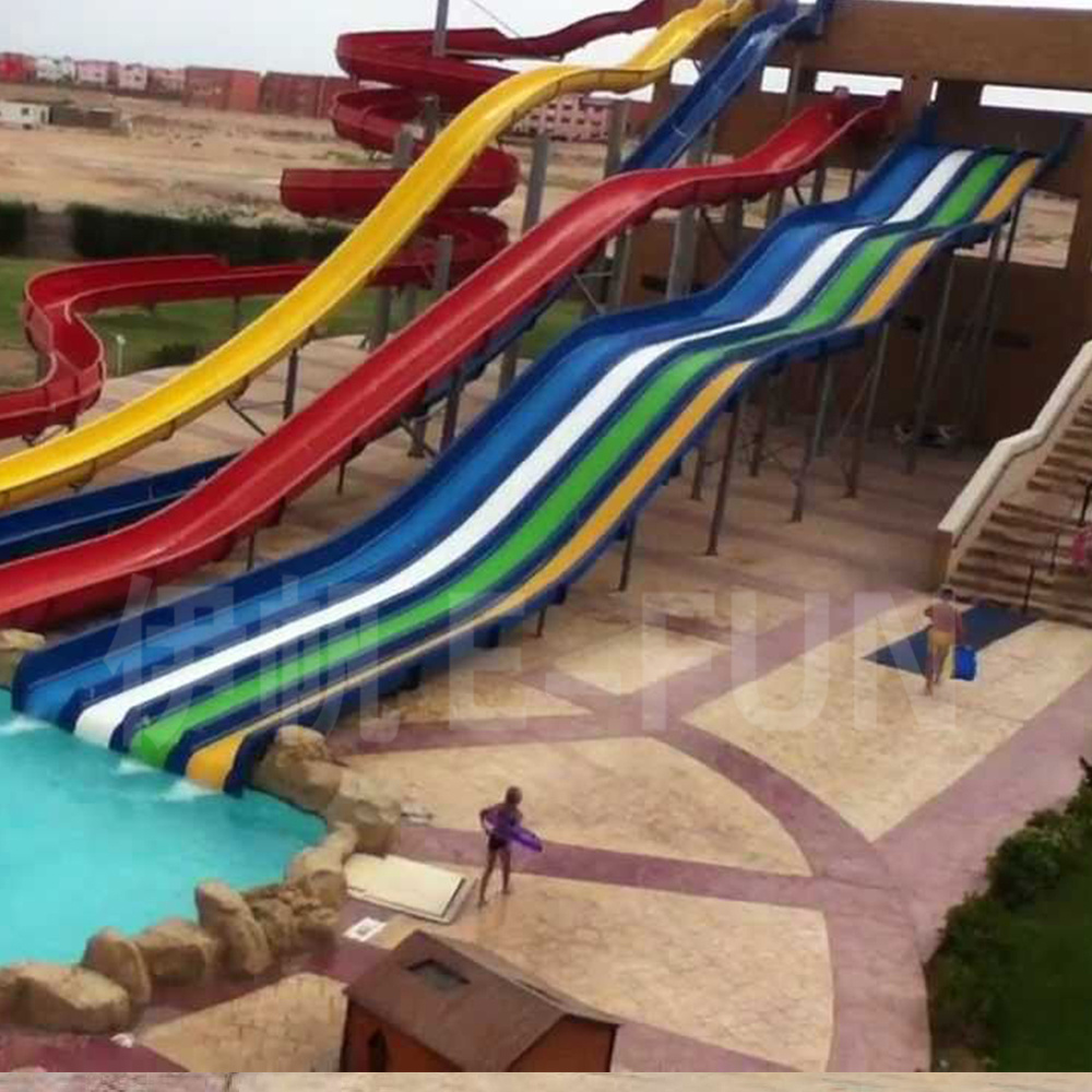 Water Slides for Hotel Hot Sale Fiberglass Customized