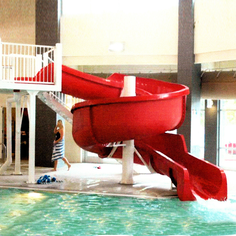 Professional Manufacturing Fiberglass Water Slide for Sale Swimming Pool Slide