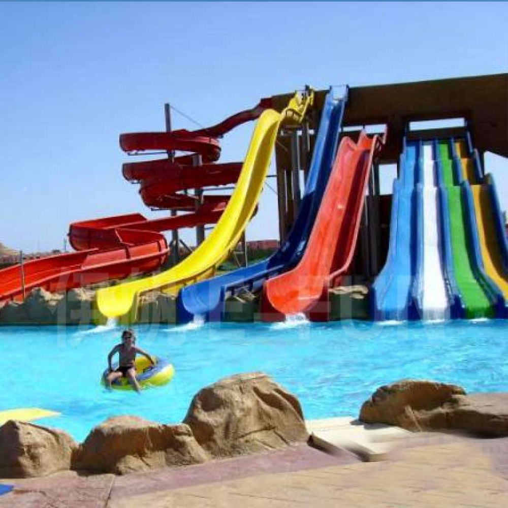 Water Slides for Hotel Hot Sale Fiberglass Customized