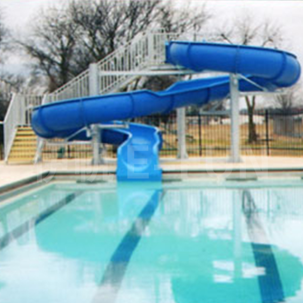 Professional Manufacturing Fiberglass Water Slide for Sale Swimming Pool Slide