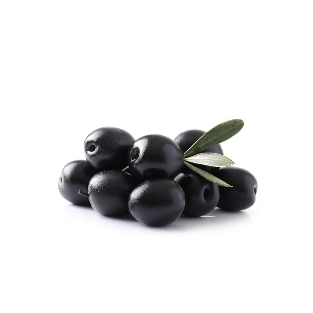 Marinated Black Olives in barrels &canne