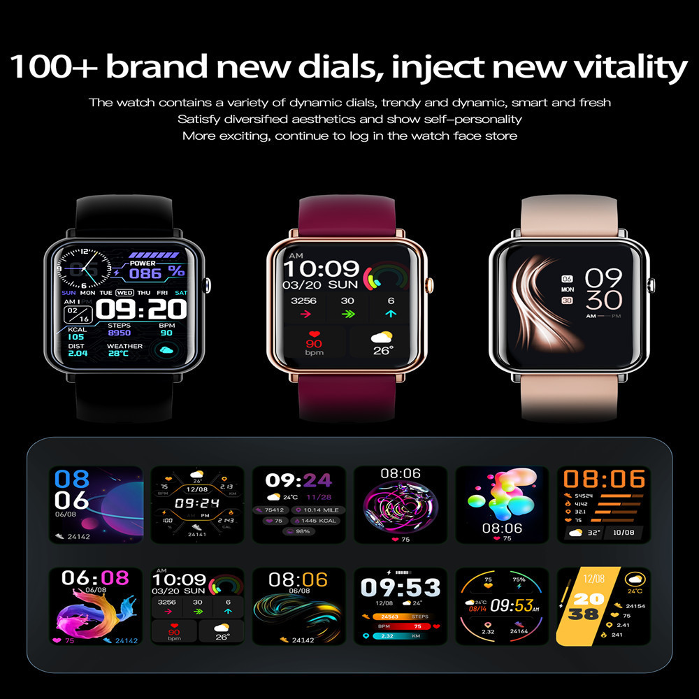 Smart Watch Ladies Mens Kids 2022 Digital 1.69 Large Touch Screen MX21 25 Modes Sport  Fitness Watch Smart Bracelet Smart Watch