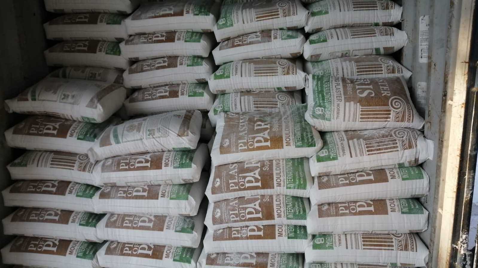 High Quality Plaster Of Paris 40 kg POP White Cement to Tema port Ghana Gypsum Plaster