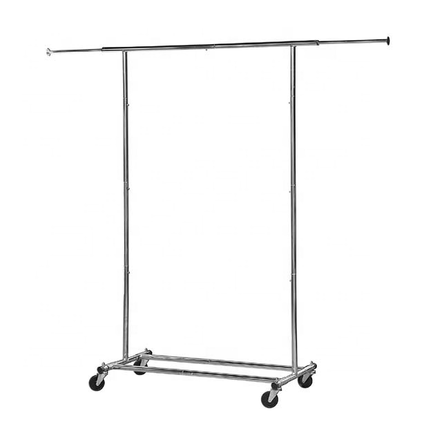 Simple Houseware Heavy Duty Chrome Clothing Garment Rack