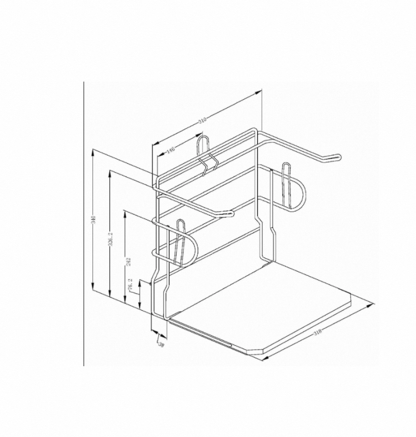 T-shirt Bag Rack / T-shirt Bag Stand / T-shirt Bag Holder