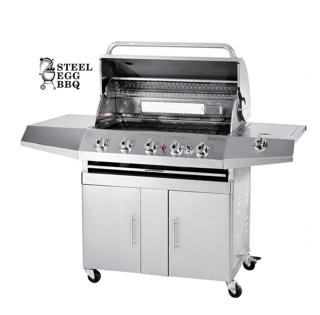 SEB 2020 top wholesale grill de gas kebab char grill indoor lpg smokeless barbecue stainless steel outdoor bbq flat gas grill