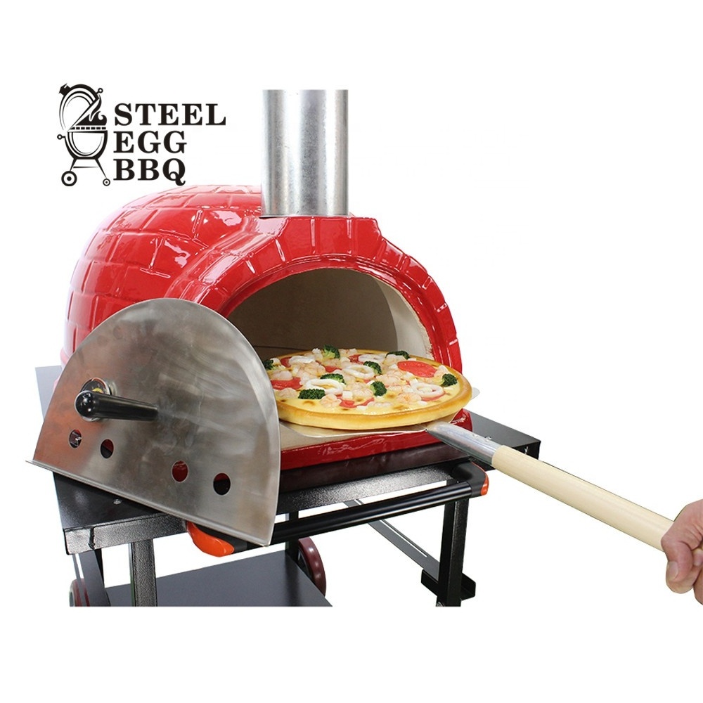 SEB KAMADO 26inch Pizza Oven Wood Fire Outdoor Forno Round Pizza Tandoor Oven