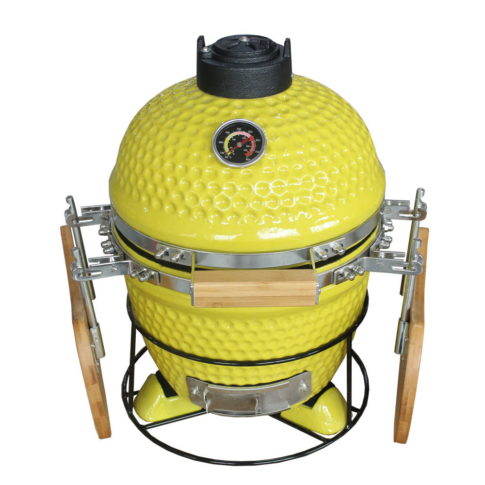 STEEL EGG BBQ Most Popular Portable Smoker Charcoal Ceramic Barbecue Primo Kamado Precio Parrilla bbq Grill Braiai Grill