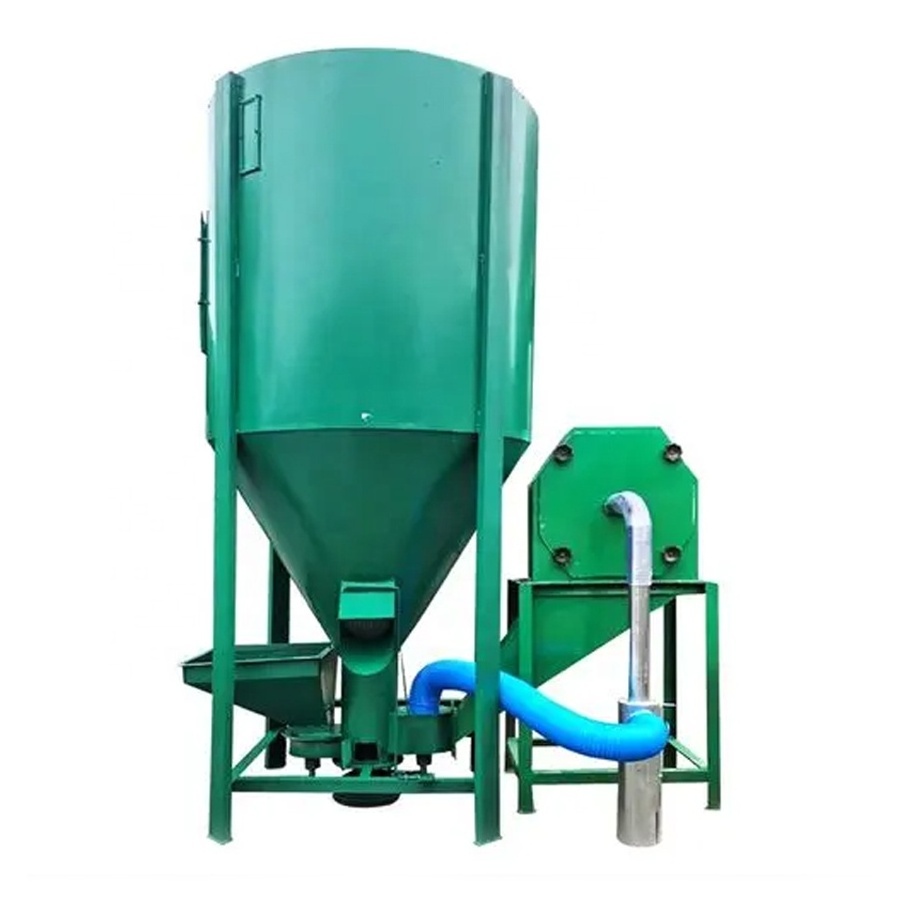 500kg/h 1000kg/h Crusher Mixer Machine Making Poultry Using Equipment for Sale