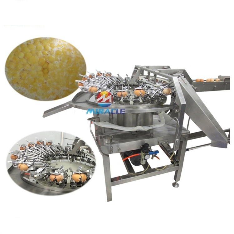 Automatic Efficient Egg Shaker Shell Crusher Chicken Egg Cracking Machine